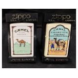 (2) Zippo Camel Mentol & Turkish Domestic Blend