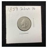 1859 Indian Head Penny