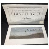 BOB TIMBERLAKE SIGNED PRINT FIRST FLIGHT