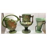 (3) VTG. ROSEVILLE ART POTTERY BUSHBERRY VASES