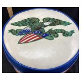 MCM CHARLES HASSOCK DRUM OTTOMAN