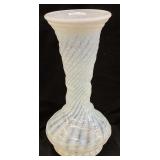 1939 FENTON SPIRAL OPTIC VASE, 7.5in H