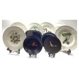 10 MCM BIRD PLATE COLLECTION