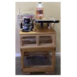ROLLING WORKBENCH w TABLETOP ROUTER, SEARS