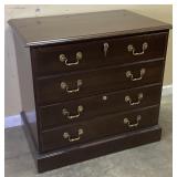ETHAN ALLEN DOUBLE DRAWER FILE CABINET w KEYS