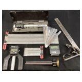 ASSORTED, WIXEY DIGITAL CALIPERS w FRACTIONS,