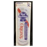 PABST BLUE RIBBON METAL THERMOMETER