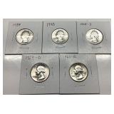 1934,43,48-S,59-D,64-D QUARTERS