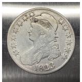 1823 CAPPED BUST HALF DOLLAR
