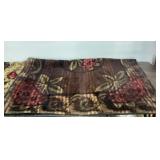 VTG. HORSE HAIR CARRIAGE LAP BLANKETS