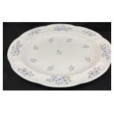 SHELLY ENGLAND BLUE ROCK PLATTER, 13591, 12.5in W