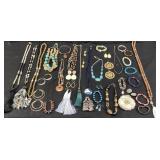 ASSORTED COSTUME JEWELRY, LIA SOPHIA, CHICOï¿½S,