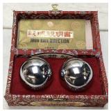 SET OF CHINESE BOADING IRON BALLS