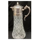 CUT GLASS BEVERAGE SERVER