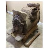 ANTIQUE CAST IRON ACME WILDWOOD PARLOR STOVE BY
