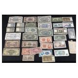 ASSORTED VTG. CHINESE FOREIGN PAPER CURRENCY
