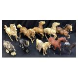 10 VTG. BREYER HORSE MODEL TOY FIGURES