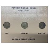 1857-1909 FLYING EAGLE & INDIAN HEAD CENTS