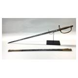 1862 U.S. MILITARY MUSICIANS SWORD WITH SCABBARD