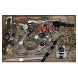 ASSORTED COSTUME JEWELRY & WATCHES, ANNE KLEIN,