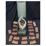 300+ ROUNDS OF 7.62mm AMMUNITION w AMMO BOX