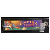 JOE CAMEL POOL CAMEL LIGHT WALL CLOCK, NEW