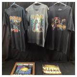 3 VTG. DEF LEPPARD CONCERT T-SHIRTS & COLLECTIBLES
