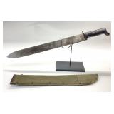 CONQUISTADOR MARKED MACHETE W/SHEATH