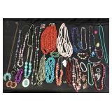 ASSORTED COSTUME JEWELRY, LANE BRYANT, WHITE