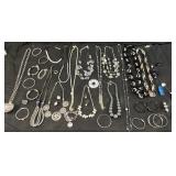 ASSORTED COSTUME JEWELRY, CHICOï¿½S, SWAN, NY & CO