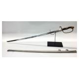 WW2 JAPANESE POLICE SWORD W/FAMILY CREST