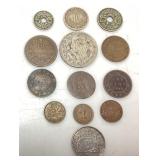 ASSORTED VTG. FOREIGN COINS, CANADA, MEXICO,