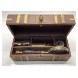 VTG. BRASS EXPLORER SET