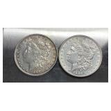 1886-S 1886-O MORGAN DOLLAR COINS
