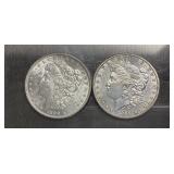 1889-S 1890-P MORGAN DOLLAR COINS