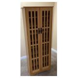 LESLIE DAME DVD BLUERAY MEDIA STORAGE CABINET