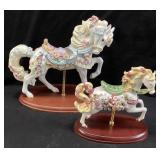 (2) LENOX 1994 & 2006 LIMITED PORCELAIN HORSE