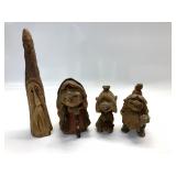 SIGNED ROBERT (BOB) EVANS KNOBBIT & 3 SCANDINAVIAN