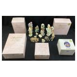 SERAPHIM CLASSICS NATIVITY FIGURINES SET, w BOXES