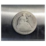 1858-O SEATED LIBERTY HALF DOLLAR