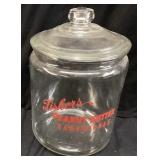 FISHERS PEANUT BUTTER SANDWICHES GLASS DISPLAY