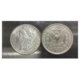 1890-S 1890-O MORGAN DOLLAR COINS