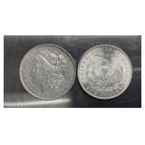1882-S 1882-O MORGAN DOLLAR COINS