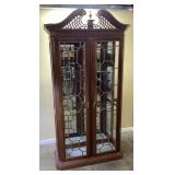 HEKMAN ATTRIBUTED MAHOGANY 5 SHELF DISPLAY CABINET