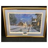 SIGNED PHILIP PHILBECK #40/50 DUSK LIGHTS, OLD