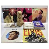 ELVIS PRESLEY GOLD BUST WITH MEMORABILIA