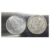 1880-O 1881-P MORGAN DOLLAR COIN