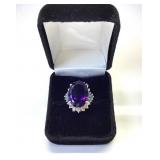 14k Amethyst Ladies Ring