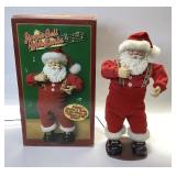 WORKING RETRO JINGLE BELL ROCK SANTA