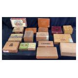 ASSORTED CIGAR BOXES, COHIBA, TRINIDAD, THE